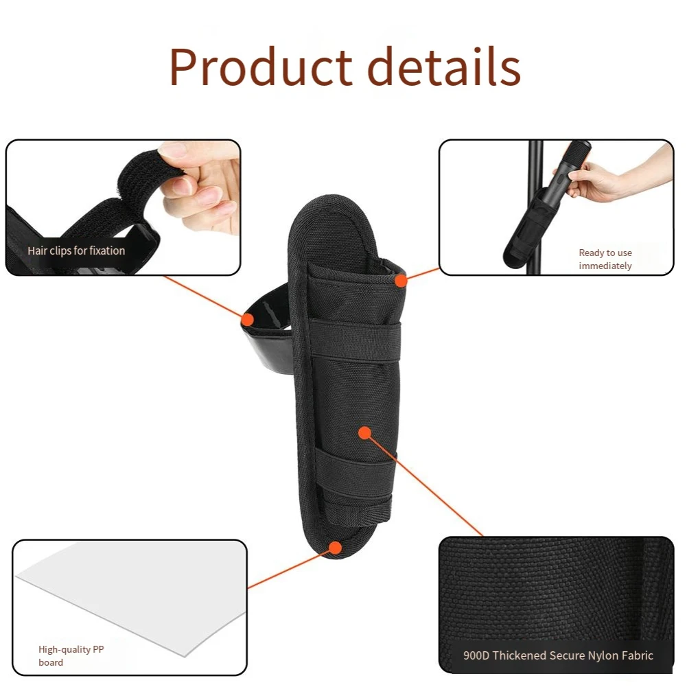 Microphone Strap Holder with Easy Installation and Reinforced Nylon Fabric Compatible with Encore2 and Wireless
