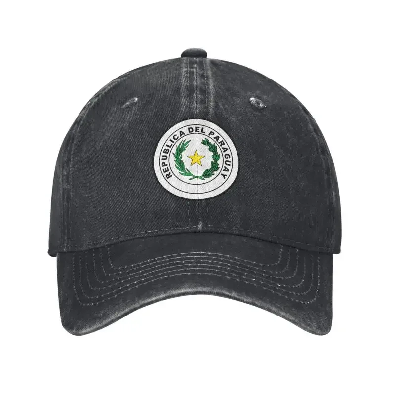 Custom Cool Cotton Coat Of Arms Of Paraguay Baseball Cap for Men Women Adjustable Unisex Dad Hat Outdoor