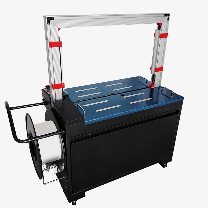 Xinkaichi baler, automatic hot melt plastic packaging belt buckle-free carton machine pp belt mechanical strapping machine