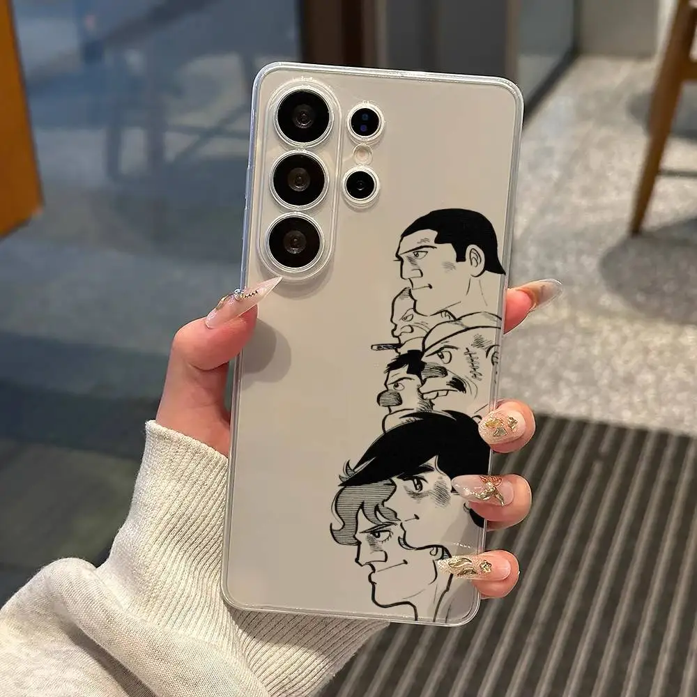 Funda Transparente para Teléfono con Diseño de Joe Yabuki Ashita No Joe para Samsung S25, S24, S21, S22, S23, S30, Ultra, S20, Plus, Fe, Note, 10, 9, 5G
