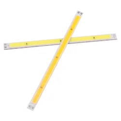 5pcs 100x6mm 12V COB LED Light Chip 100mm Strip 6mm Wide RA80 DC12V 2W Warm Cool White Lamp for Desklamp Car Work lamp DIY