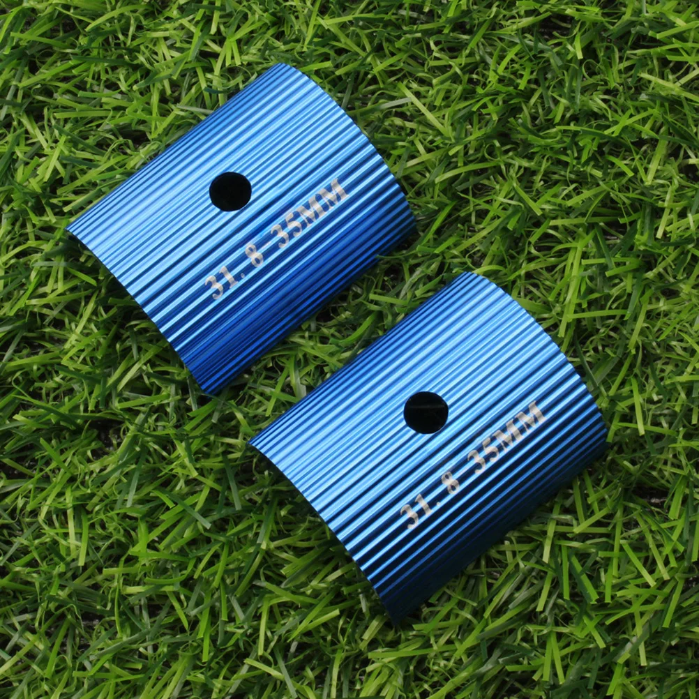 

2Pcs Bike Handlebar Adapter Aluminum Alloy Shim for Handlebar Diameter Reduction Sturdy Reliable Conversion Tool Smooth Stable