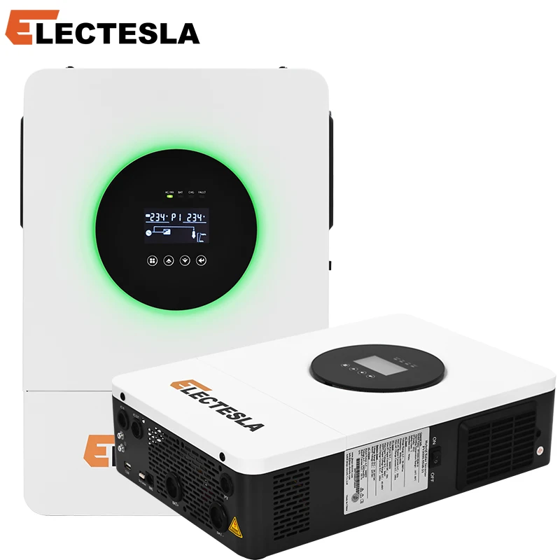 MPPT6.2KW Hybrid Solar Inverter Pure Sine Wave Inverter 48V Solar Charger Controller 80A Support BMS 220V Output