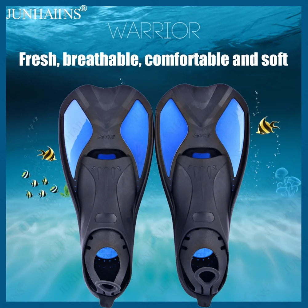 

JUNHAIINS Snorkeling Diving Swimming Fins Adult Flexible Comfort Swimming Fins Submersible Foot Children Fins Flippers Water