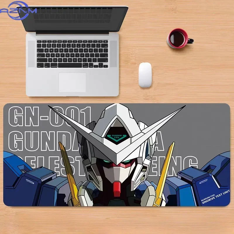 High Definition Japanese Anime Cartoon Gundam Rubber Mouse Pad Boys Oversized Anime Game Non-slip Mouse Pad Office Laptop Pad