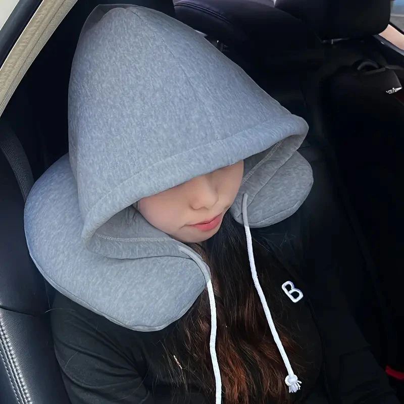 Kids Rear Seat Pillow Car Seat Sleeping Pillows For Passenger Rear Seat Rest Neck Pillow Cushion Long Trip Head Neck Protector
