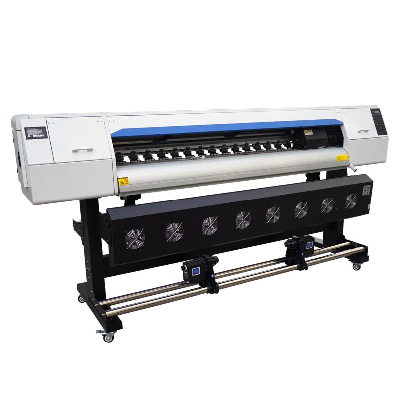 I3200 Heads High Speed Printing Machine Ecosolvent Ink Printer With Anti Collision Sensor And Servo Motor