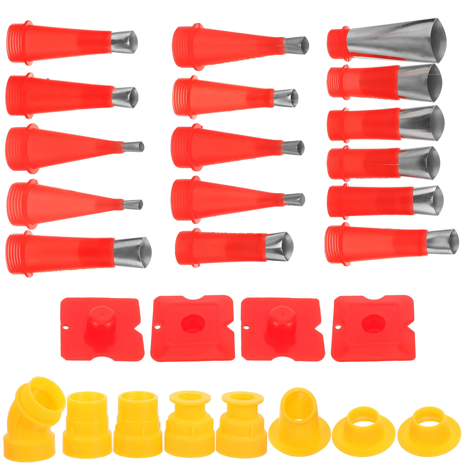 28 Stuks Caulking Tool Kit Duurzaam Roestvrij Staal Siliconen Caulking Nozzles Set Afwerking Tips Voor Raam Deur Afdichting Grout