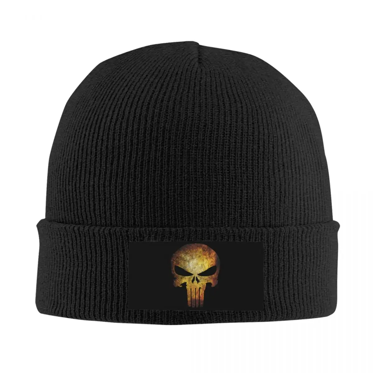 Custom Punisher Skull Skullies Beanies Caps Men Women Unisex Street Winter Warm Knitting Hat Adult Bonnet Hats