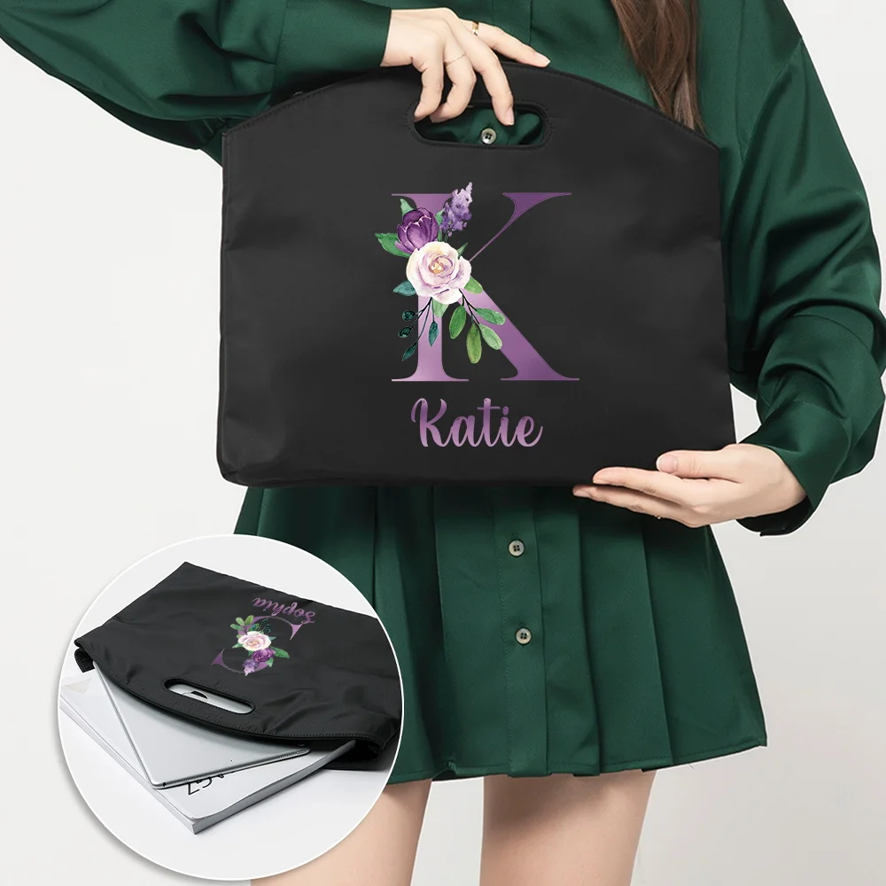 حقيبة للجنسين ذات سعة كبيرة حقيبة ملفات مطبوعة على الموضة حقيبة كلاتش