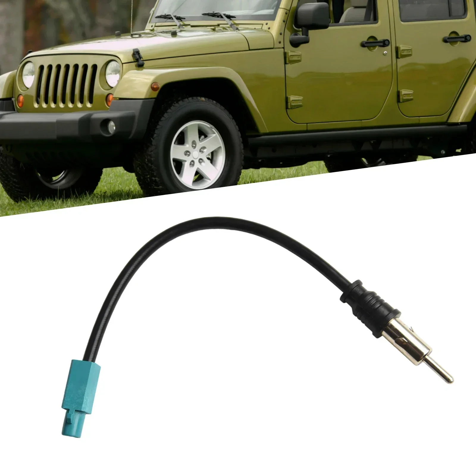 

Player Stereo Antenna Adapter Fakra-Z Plug To DIN Plug Radio Converter Cable For Grand For Cherokee 2008-2011 For Wrangler 07-11