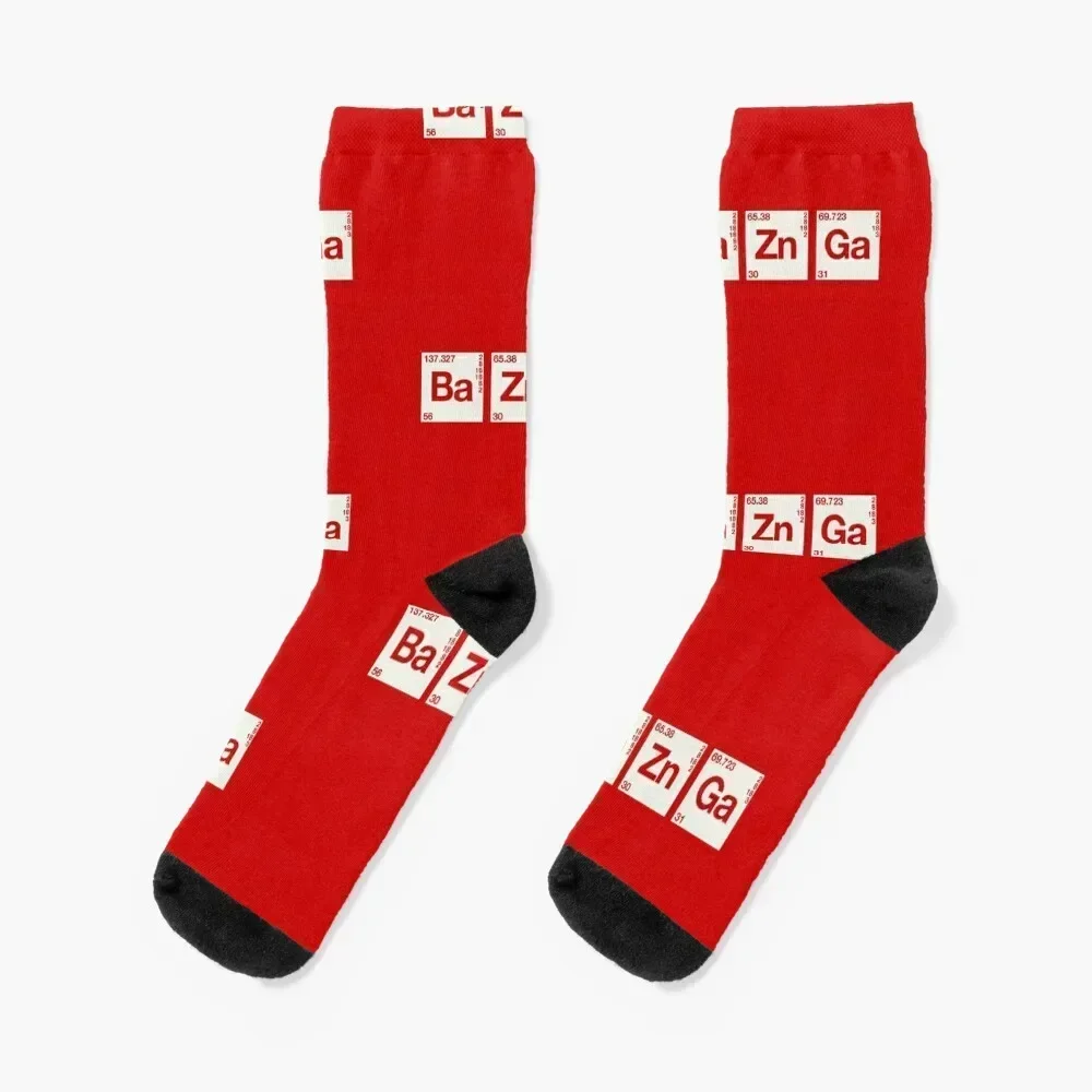 

BaZinGa Socks funny sock Running kawaii crazy Socks Male Women's