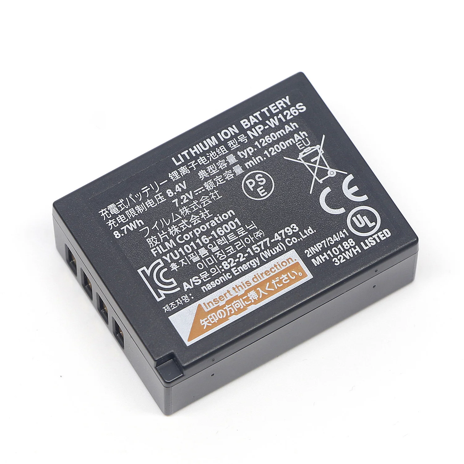 Original NP-W126S NPW126S Digital Camera Battery for Fujifilm Fuji X-T100 X-E3 X-E2S X-E2 X-E1 X-M1 X-A5 X-A3 X-A2 X-A1 X-A10