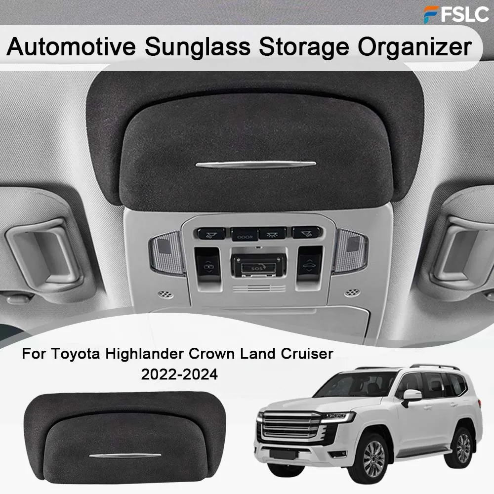 

Car Decoration Automotive Sunglass Storage Organizer For Toyota Highlander Crown Land Cruiser 2022-2024 Cars Accessories