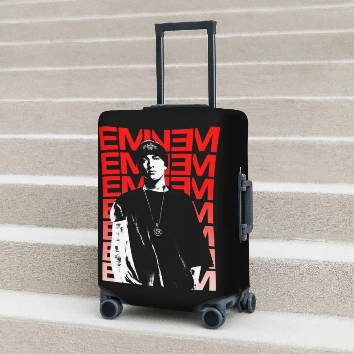 

Shady Eminem Kids Suitcase Cover Protection Elastic Travel Luggage Protector Covers for 18-32 Inch