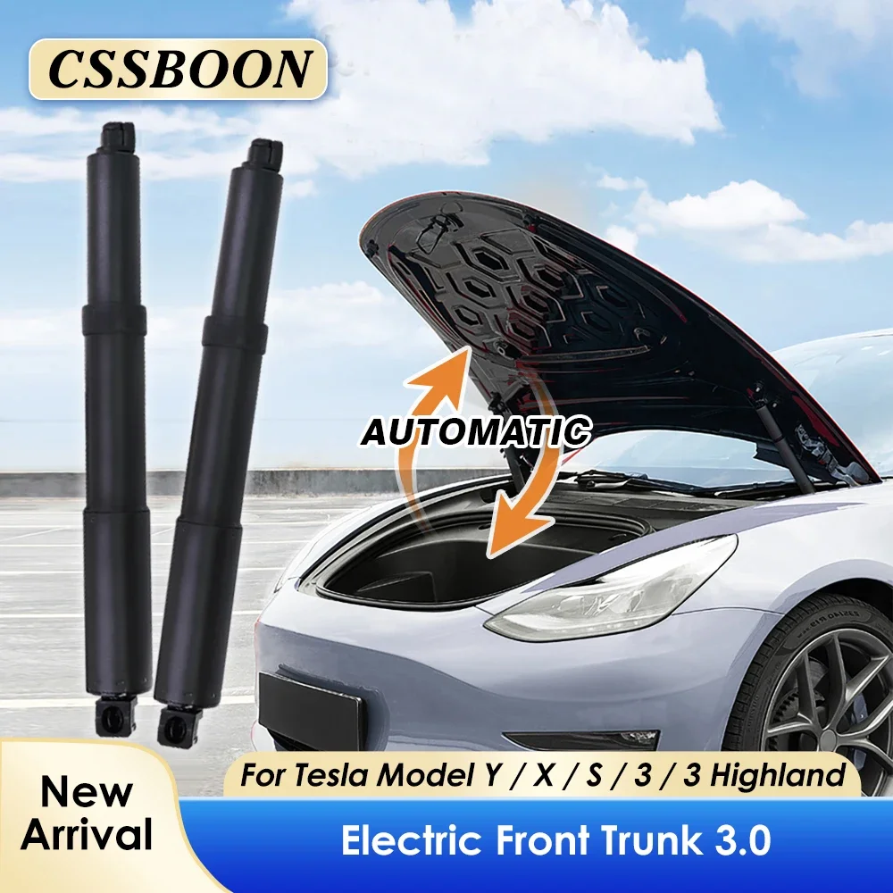 

CSSBOON Automotive Car Accessories Electric Power Front Frunk For Tesla Model 3/y Model X Model S Auto lifting Front Cover