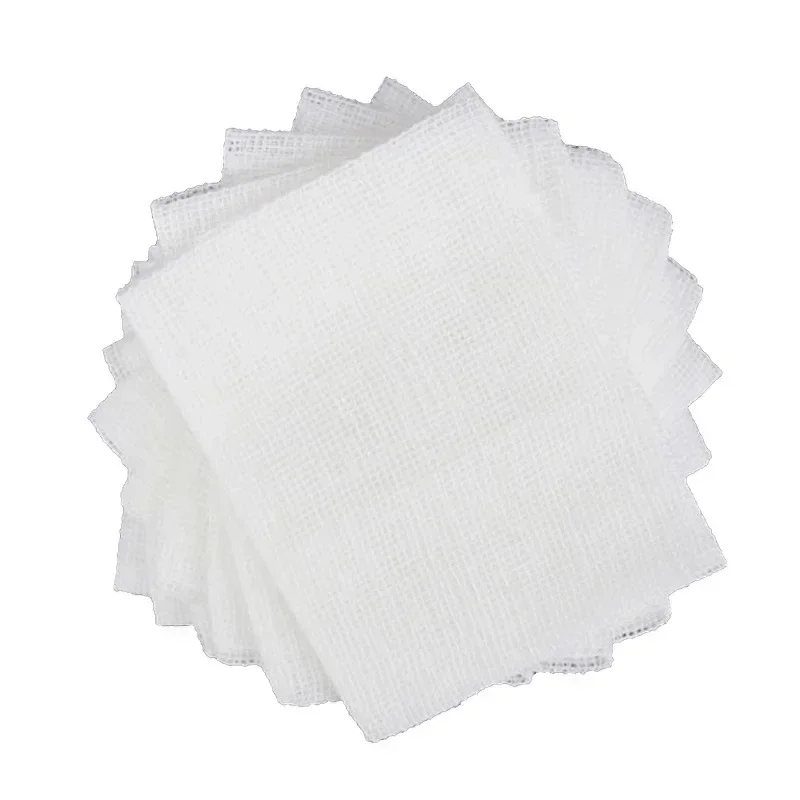 10Pcs/bag 5x7cm/6x8cm/8x10cm Sterile Medical Gauze Pad Wound Care Supplies Gauze Pad Cotton First Aid Waterproof Wound Dressing