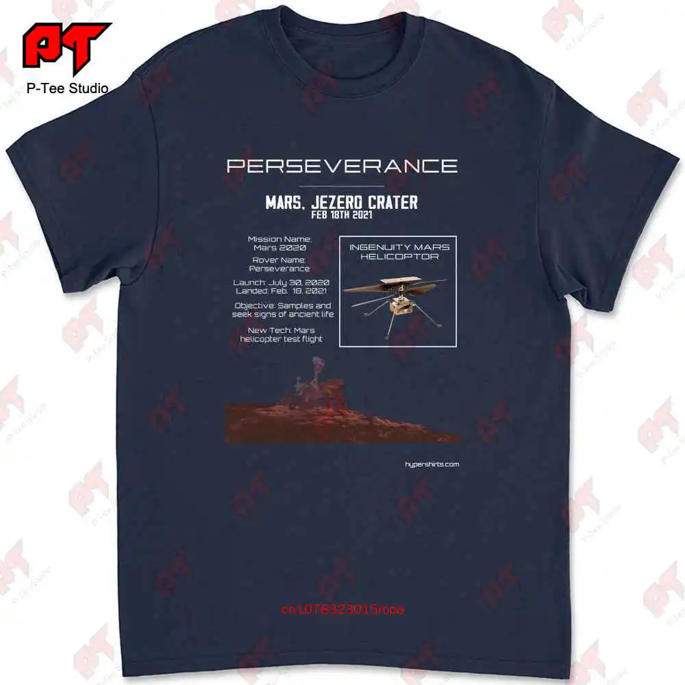 Perseverance Mars Rover Mars 2020 Mars Helicopter Jpl T-shirt CI3R