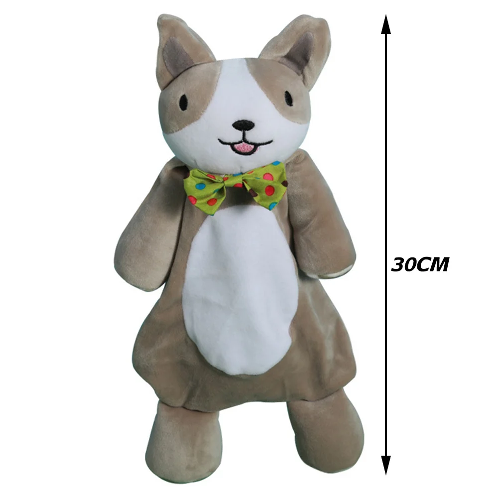 Schattige pluche handpop, fantasiespel, pop, zachte dierenpop, ouder-kind