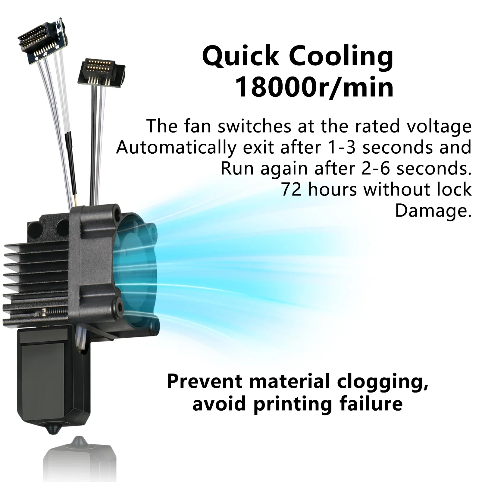 مجموعة Hotend الكاملة Hotend لـ Bambu Lab X1 X1C P1P P1S مع ترقية المروحة 2.0 مع فوهة مختبر الخيزران الكامل X1 الكربون