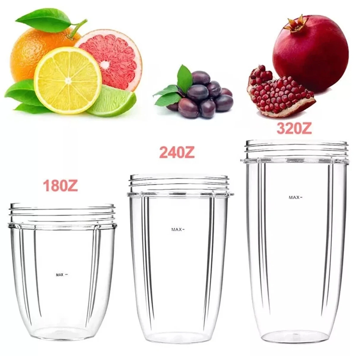 1PC Juicer Cup Mug Clear Replacement part For Juicer 18/24/32OZ Drop Ship
