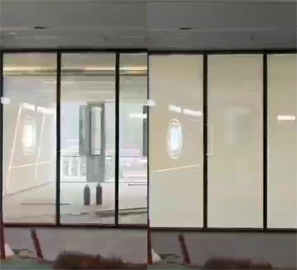 Factory Wholesale Custom Sandwich Intelligent Glass Pdlc Switchable Glass Magic Glass Film Intelligent 10mm Privacy