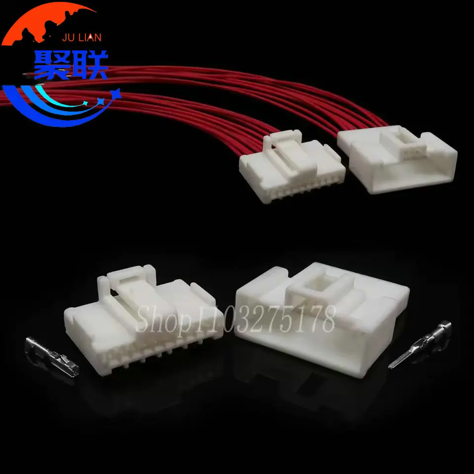 

1Set 10Pin 7283-7602 7282-7602 Automotive Wiring Cable Connecor 90980-11657 9098011657 Unsealed Socket with Terminals
