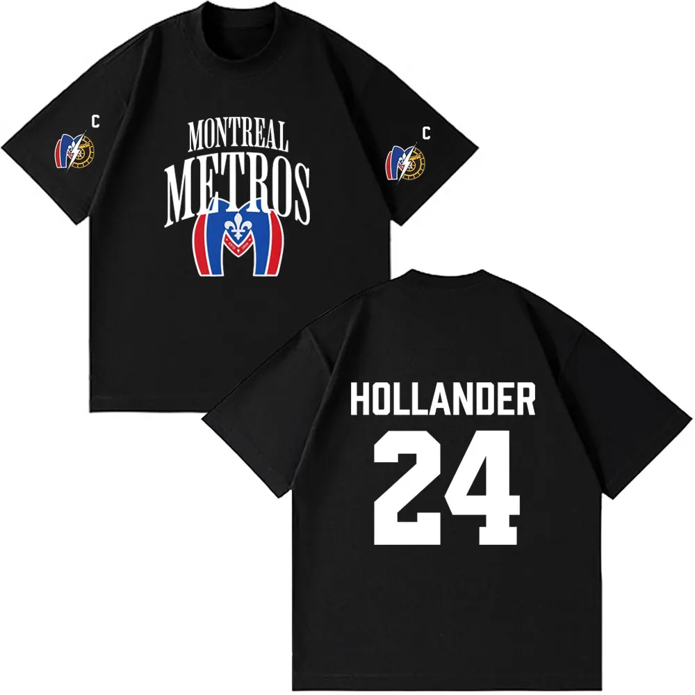 

Heated Rivalry Shane Hollander 24 Montreal Metros T-shirts Men Women Fashion Vintage Oversized T Shirts Summer Cotton Casual Tee