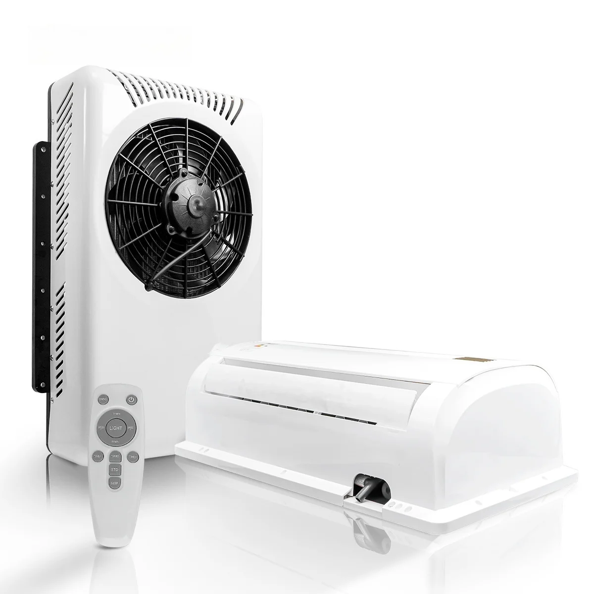 

XMZ-AC-D4 24V 10000 BTU Split Air Conditioner for RV Truck Camper Van Automotive Use with 1KW-3KW Power