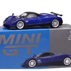 MINI GT 1:64 #408 Pagani Zonda hardtop blue alloy car model