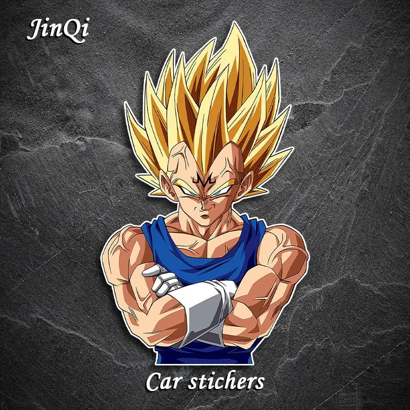 Cartoon Anime Dragon Ball Motorcycle Waterproof Decoration Sticker Personalized Car Door Bumper Scratch Covering Sticker