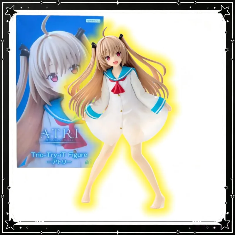 【en-stock】figura-de-pvc-de-chica-anime-furyu-trio‑try‑it-atri-atri‑my-dear-moments‑-regalo-coleccion-de-hobbies