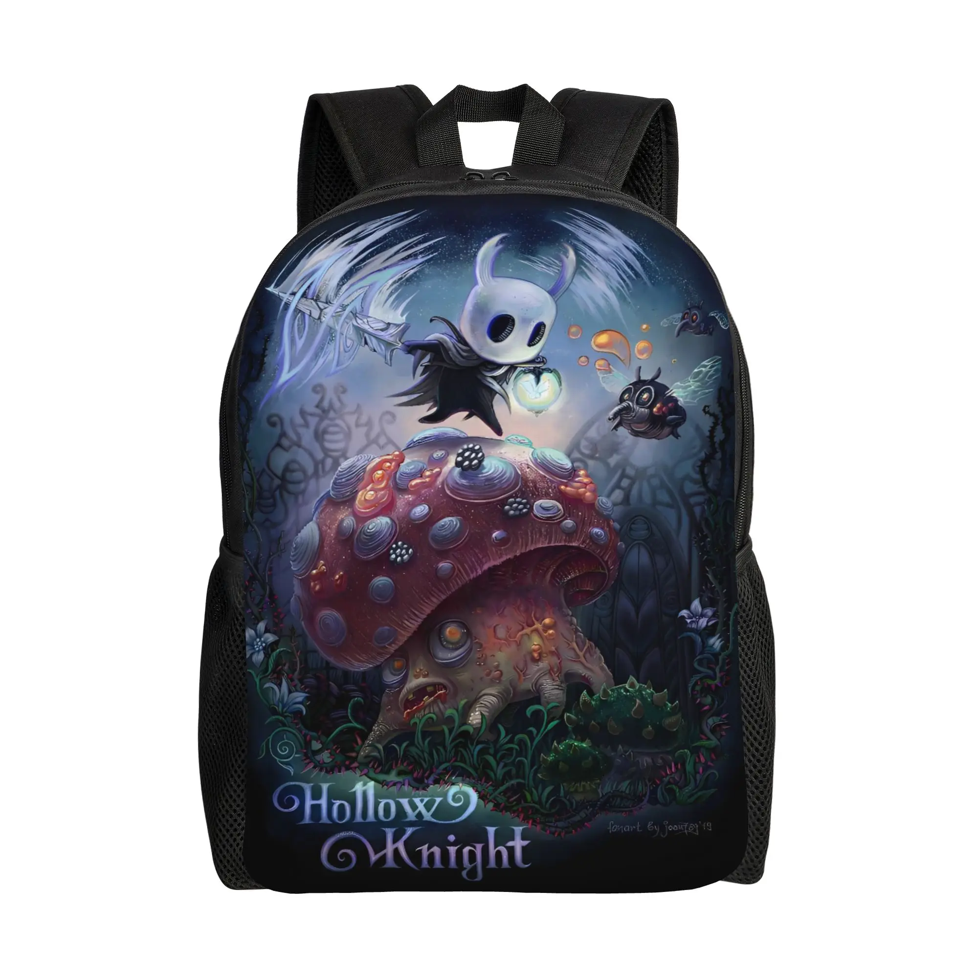 

Cartoon Game Hollow Knight Backpack College Backpacks Boy Girl Custom Breathable High School Bags Fun Rucksack