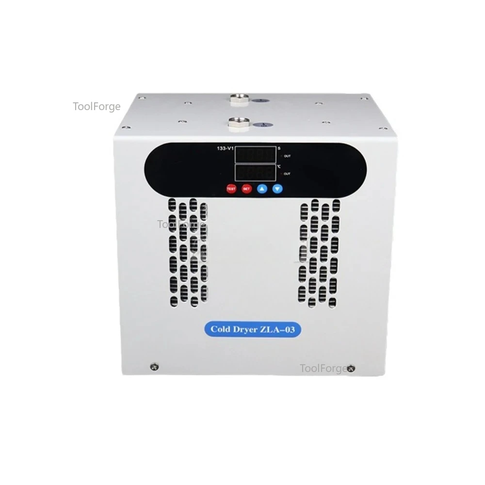 مجفف بارد 200 لتر/دقيقة، تجفيف الهواء المضغوط، إزالة الماء، ثلاثة ضواغط هواء تنسيقية، مجفف تجميد، تبريد غرفة الأكسجين