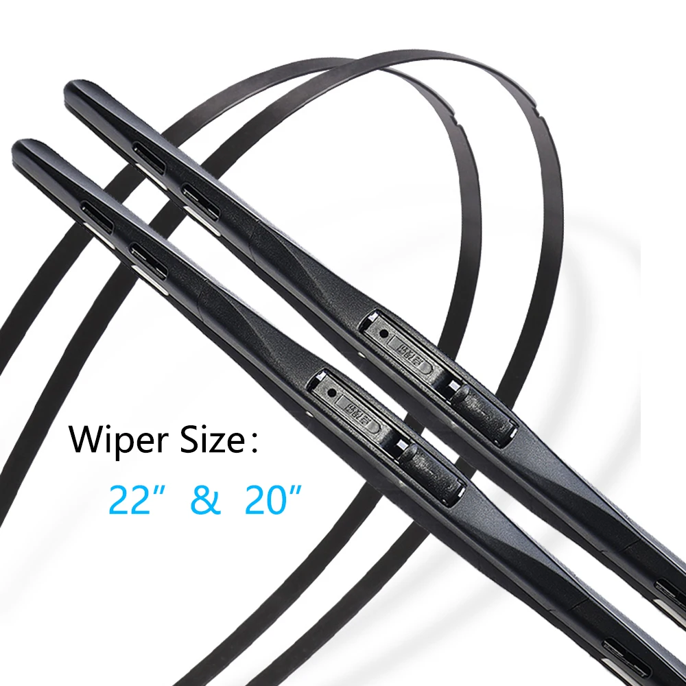 For Great Wall Haval Hover H5 X200 X240 2009~2015 Frameless Front Wiper Blades Window Windshield Windscreen Hatchback U J Hook