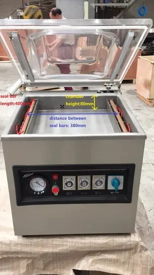 Commercial Table-top Chamber Vacuum Sealer Machine with Tray - Food Saver for Meat, Fish, Seafood & Sous Vide Cooking
