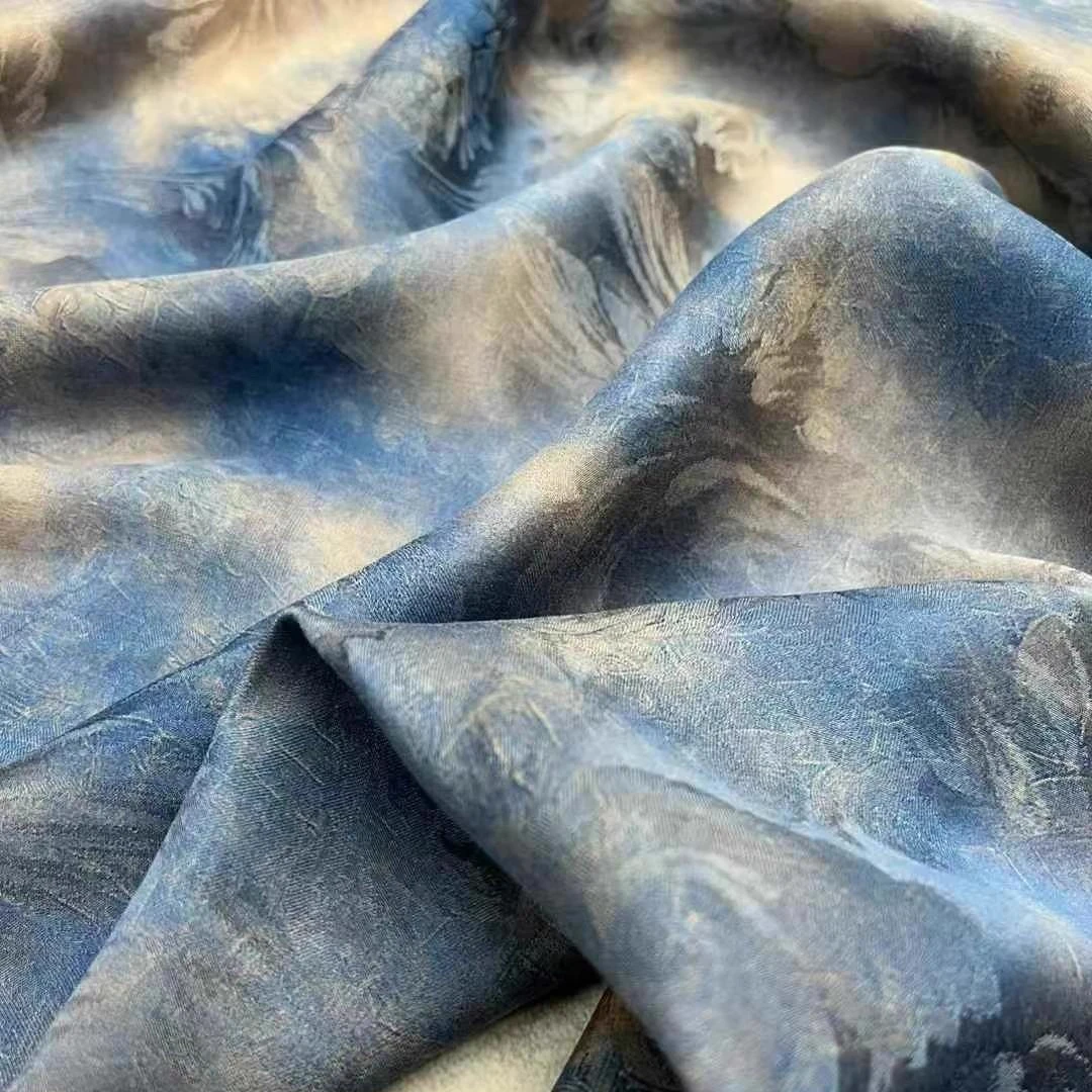 tissu-jacquard-en-soie-lourde-bleue-pour-bricolage-couture-robe-d'ete-et-de-printemps-pantalon-pyjama-gilet-jupe-114cm-25mm-r2443