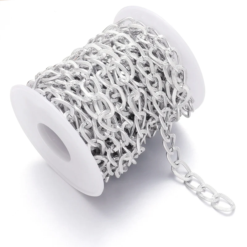 O-shape Aluminium Chains for Jewelry Making DIY Accessories