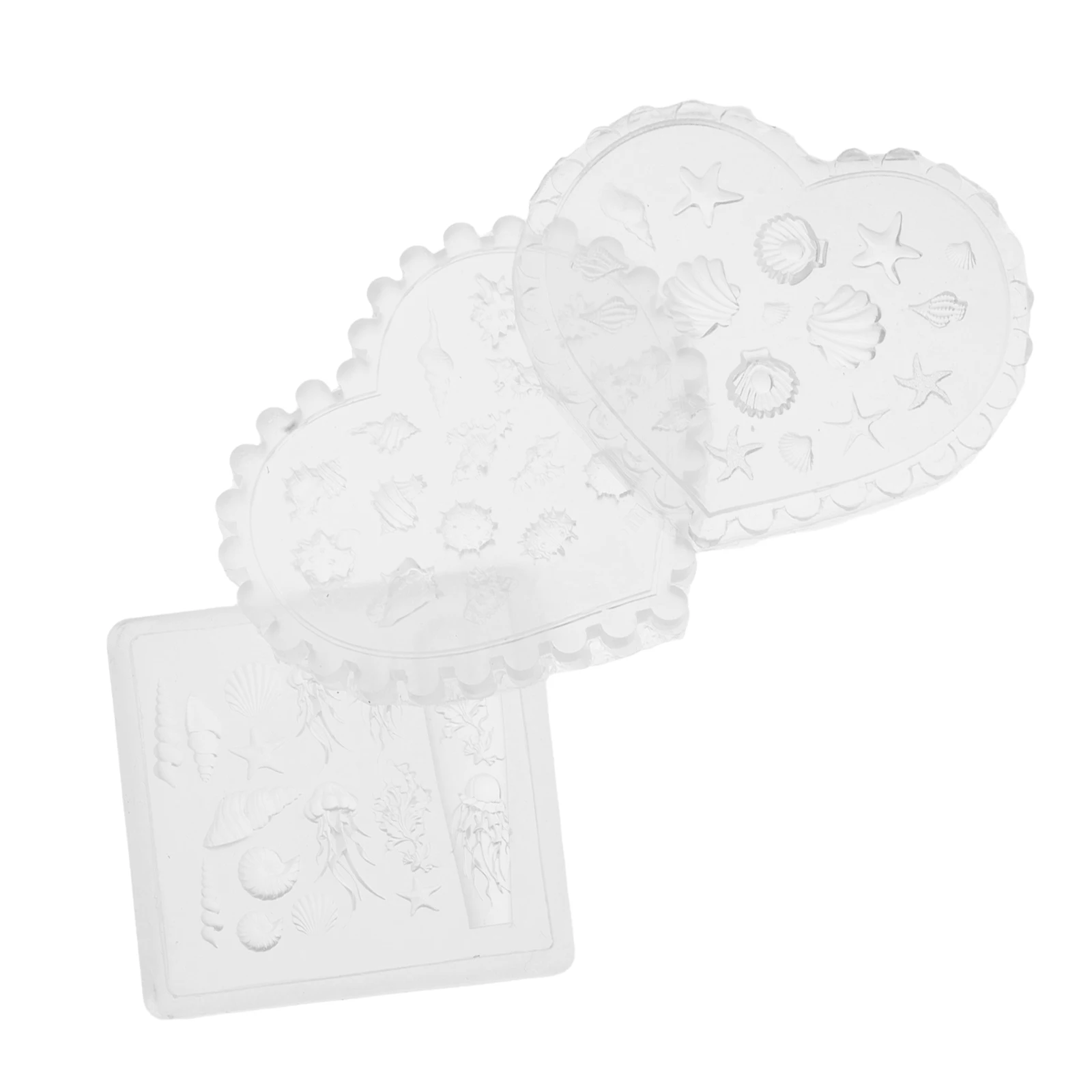 

Marine Style Silicone Mold DIY Nail Charms Concha Mould Fun Decorations Creative