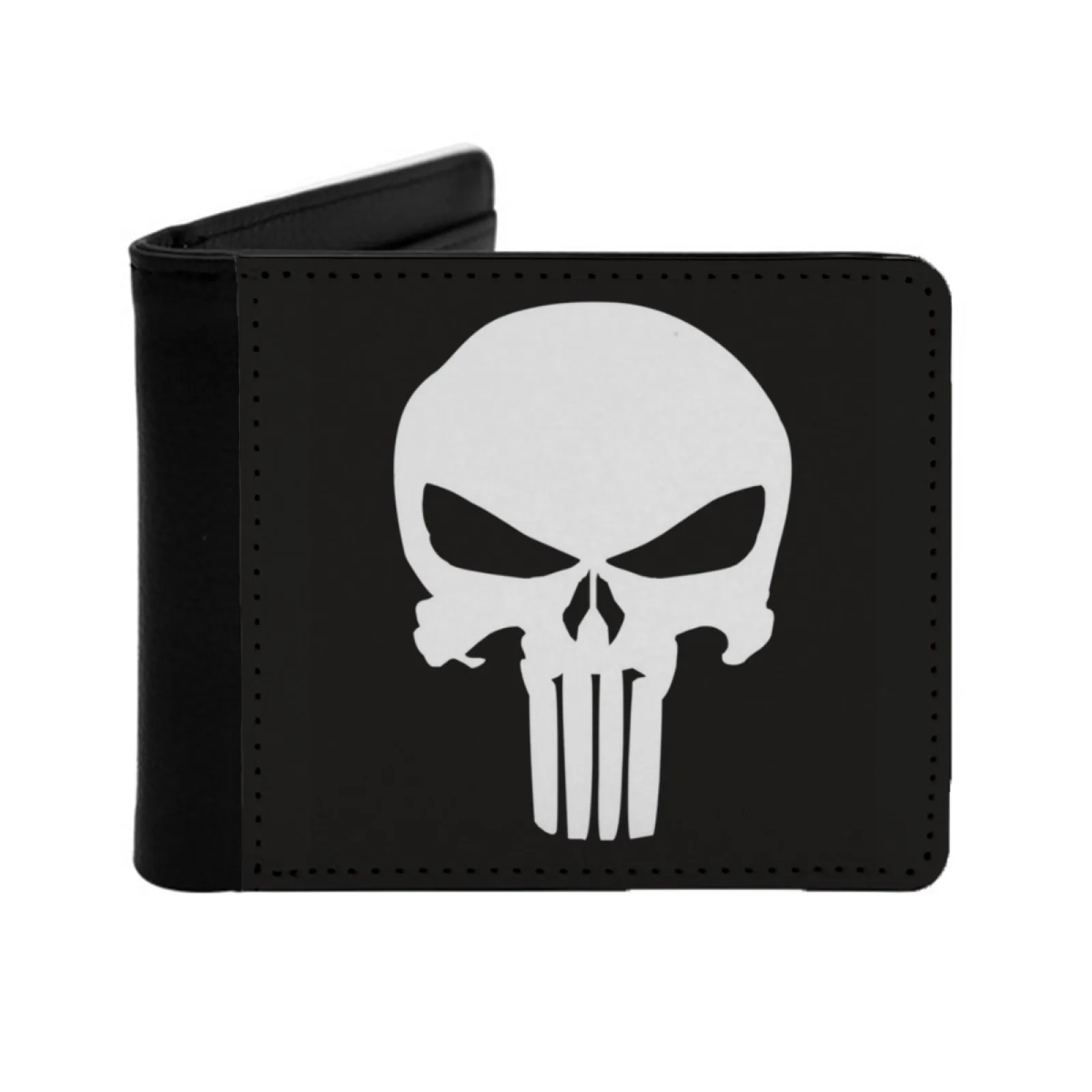 Frank Castle Logo Essential T Shirt Personalized Men's Leather Wallet Card Money Bag Pu Leather Wallet Frank Castle Logo