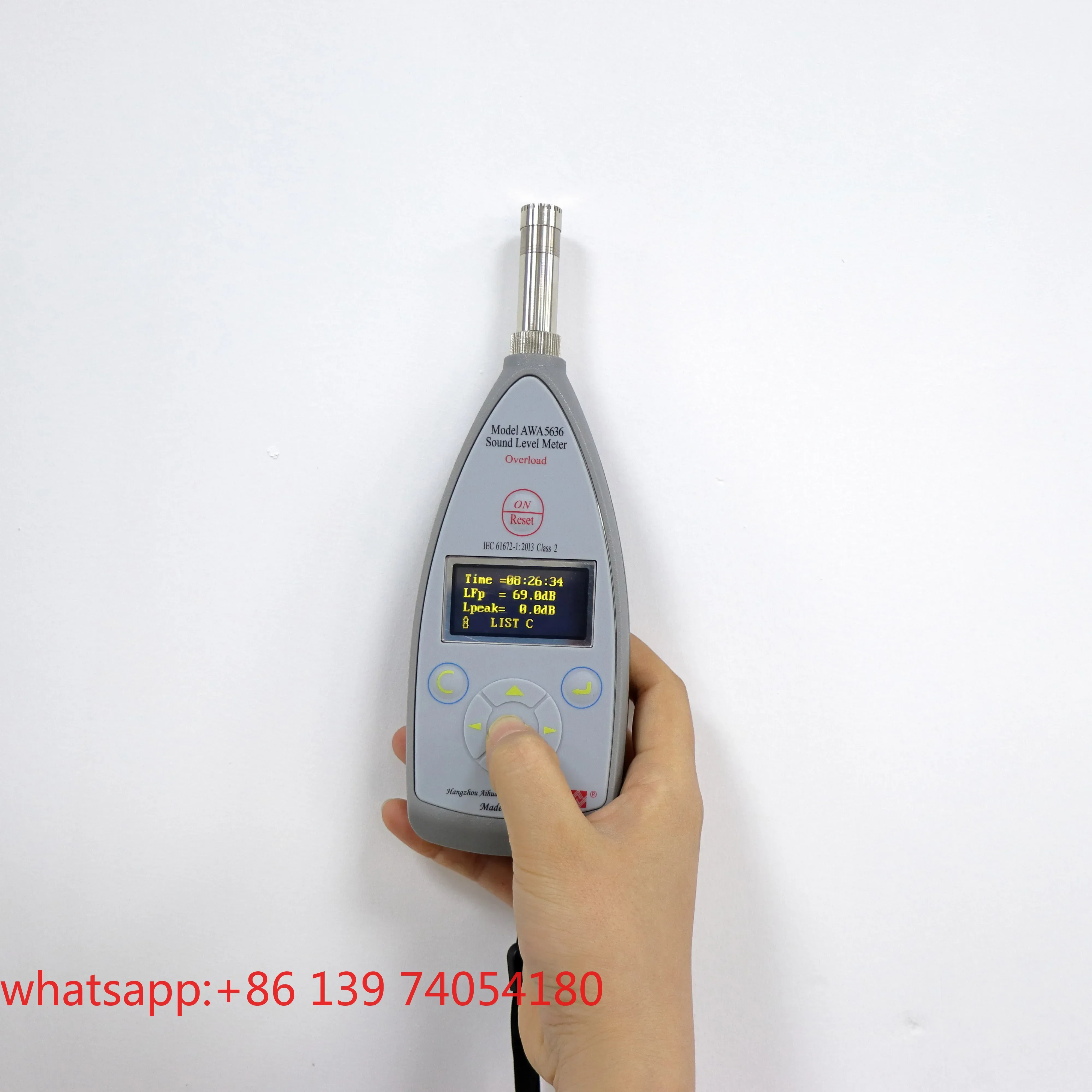 Suitable For Decibel Meter/Sound Pressure Level Industrial Sound Level Meter Class 2 AWA5636-2 / 30-30dBA Range
