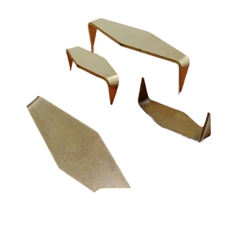 Kintsugi Special Tools & Materials, Brass Mawang Saw Nails, Porcelain Purple Clay Pot Handmade Mending Nails