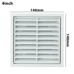 Plastic Grille Air Outlet Fresh Air Exhaust Outlet Wall Ceiling Air Conditioner Outlet Pipeline Ventilation Grilles Cover