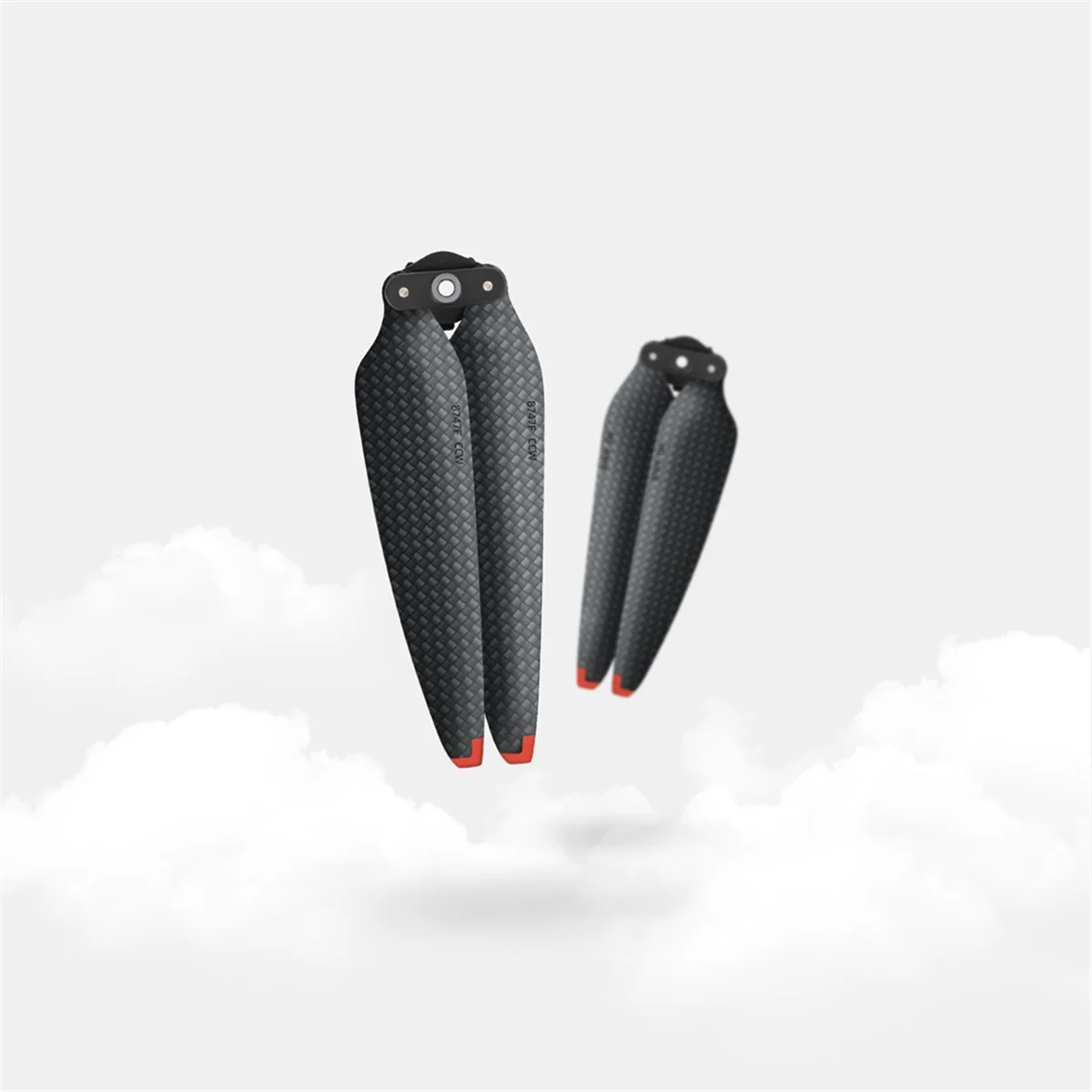 For AIR 3 Carbon Fiber Propeller 8747F Propeller Blade Quick Release High Strength Portable Drone Wing Accessories,2PCS