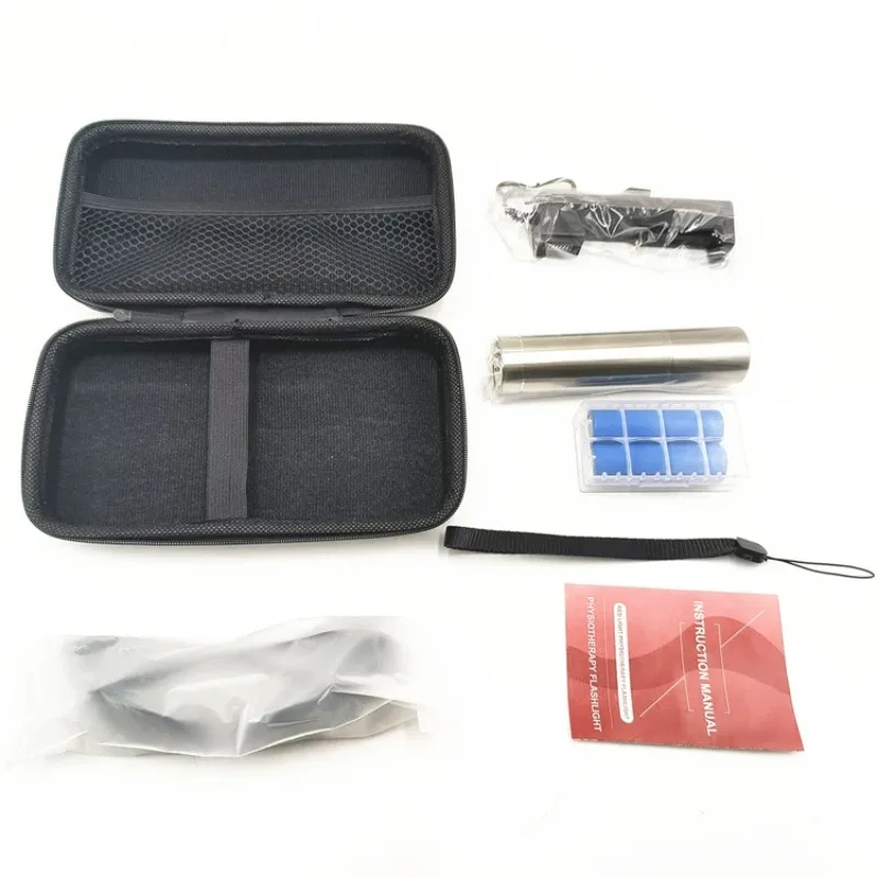 Customized Own LOGO 5 Wavelengths Physical Infrared Portable Red Light Torch Full Body Target Pain Relief PDT Machine