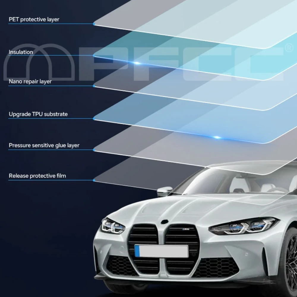 Pre-cut PPF For BMW M4 Coupe G82 2021-2025 TPU Paint Protection Film Anti-Scratch Car Body Clear Bra Resistant Invisible Cover view 5