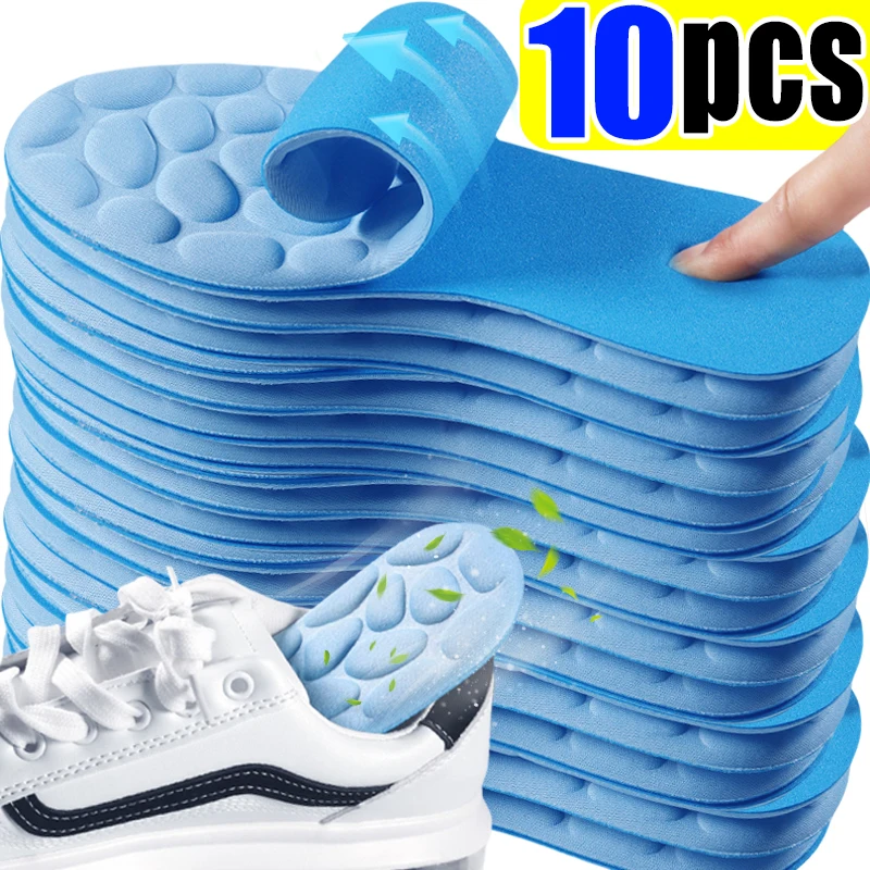 

4D спортивные стельки для обуви для женщин и мужчин, дезодорант, дышащая подушка, стельки для бега для ног, ортопедические массажные подушечки для ухода за бегом