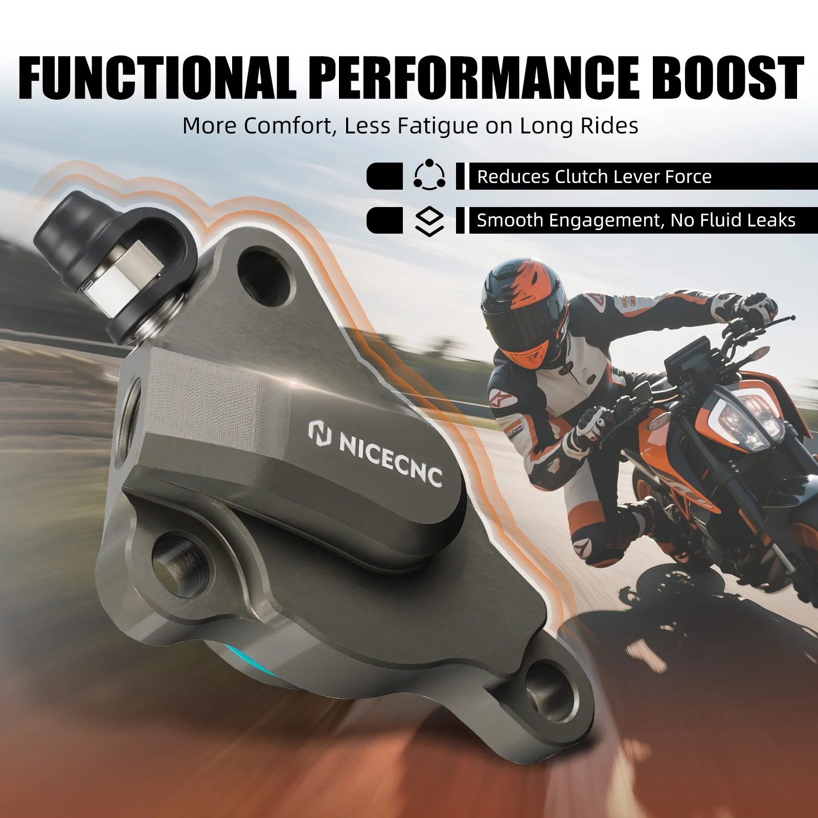 NICECNC مجموعة ترقية اسطوانة القابض الرقيق لـ KTM SMC/DUKE 690R إندورو 690R EXC 300/250/400/450 Husqvarna 701 إندورو GasGas 700