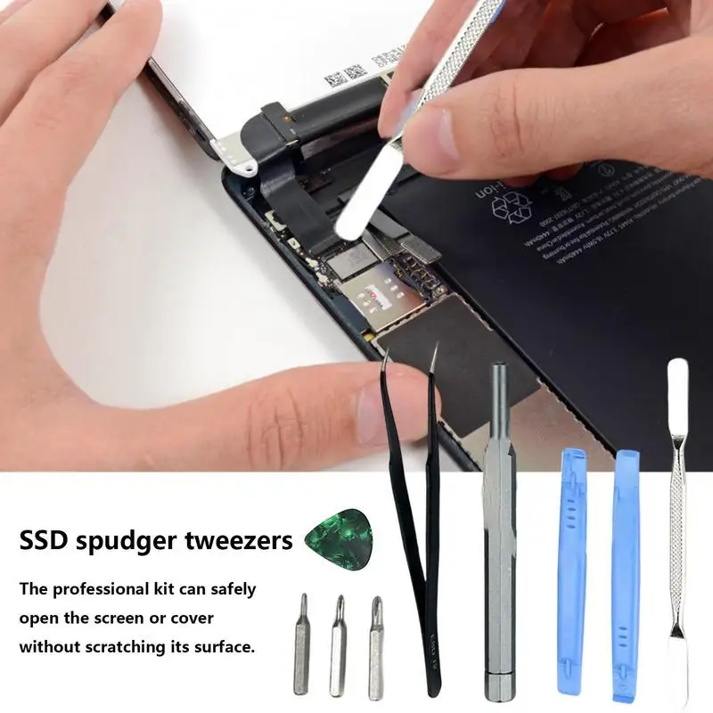 Ferramenta de alavanca de abertura eletrônica, precisão profissional, suprimentos de remoção de alavanca, conjunto de pinças antiestáticas para celular e computador