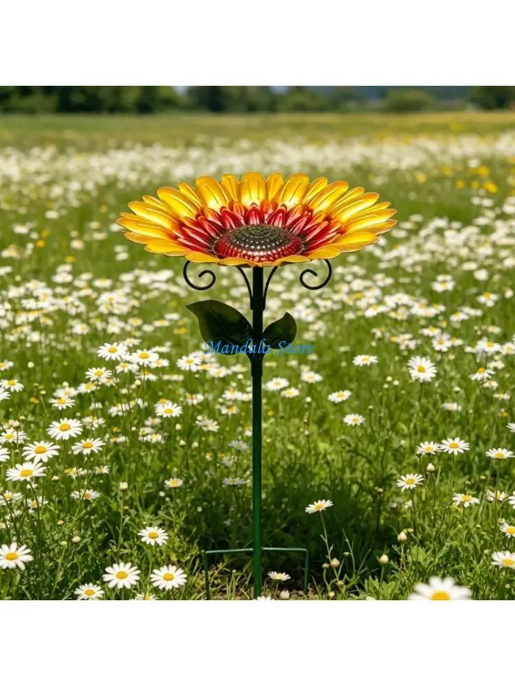 

U2JC Elegant Patterned Bird Drinking Pool Watering Station for Outdoor Spaces